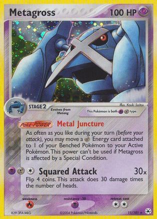 Metagross (11/101) - Hidden Legends Reverse Holofoil - Holo Rare