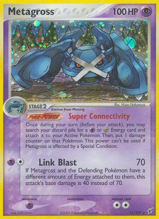 Metagross (11/107) - Deoxys Reverse Holofoil - Holo Rare