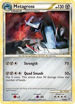 Metagross (18/90) - Undaunted Reverse Holofoil - Rare