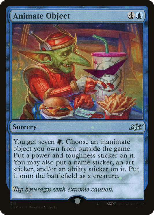 Animate Object (Galaxy Foil) (UNF-319) - Unfinity Foil