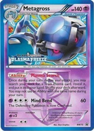 Metagross (Team Plasma) (Prerelease) (BW75/101) - Black and White Promos Holofoil - Promo
