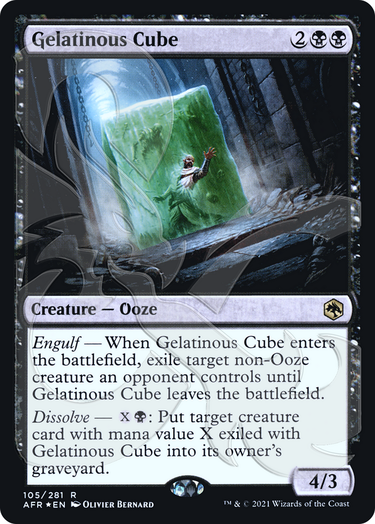 Gelatinous Cube (AFR&-105A) - Adventures in the Forgotten Realms Promos Foil