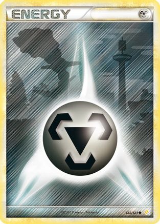 Metal Energy (Basic) (122/123) - HeartGold SoulSilver Reverse Holofoil - Common