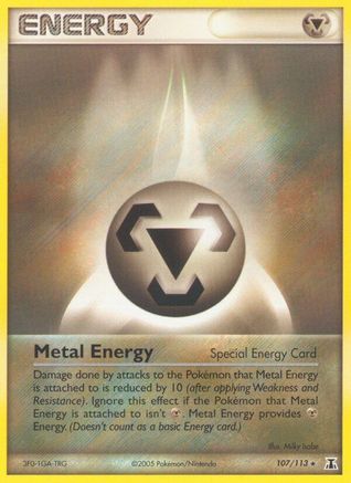 Metal Energy (Special) (107/113) - Delta Species Reverse Holofoil - Rare