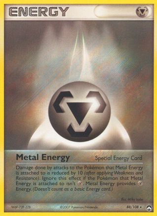 Metal Energy (Special) (88/108) - Power Keepers Reverse Holofoil - Rare