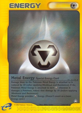 Metal Energy - 143/147 - Aquapolis Reverse Holofoil