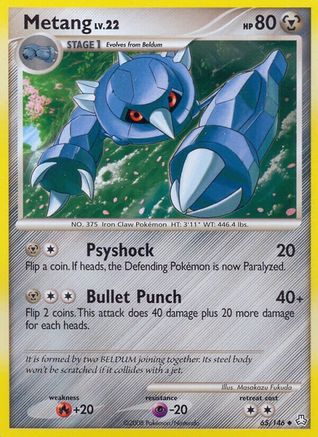 Metang (65/146) - Legends Awakened Reverse Holofoil - Uncommon