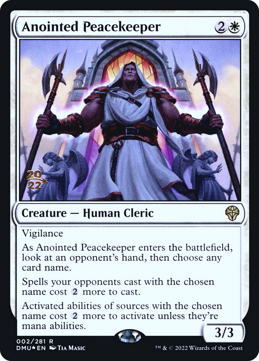 Anointed Peacekeeper (PRE-02S) - Dominaria United Promos (Prerelease) Foil
