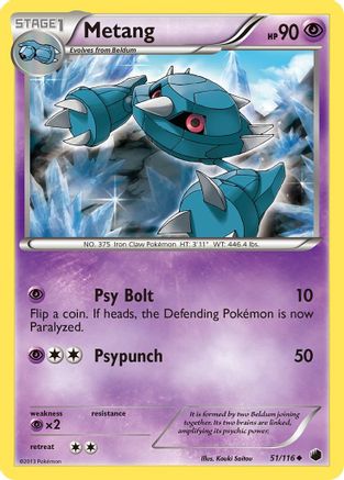 Metang (51/116) - Plasma Freeze  - Uncommon