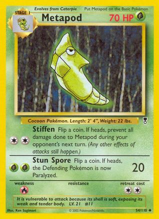 Metapod 54/110 - Legendary Collection Reverse Holofoil