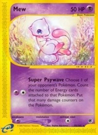 Mew (55/165) - Expedition  - Rare