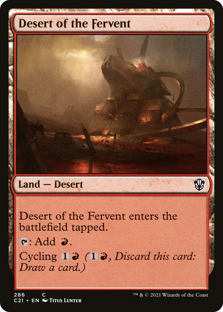 Desert of the Fervent (C21-286) - Commander 2021