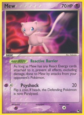 Mew (4/017) - POP Series 4 Holofoil - Rare