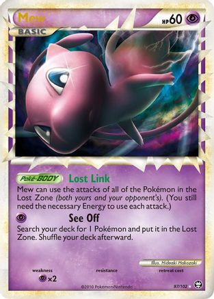 Mew (Prime) (97/102) - Triumphant Holofoil - Ultra Rare