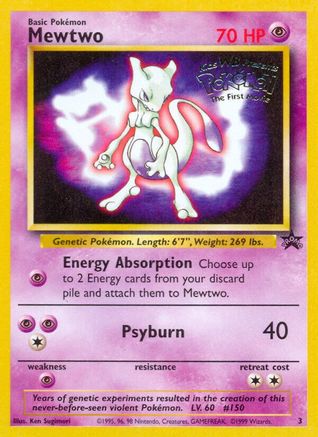 Mewtwo (Movie Promo) (3/53) - WoTC Promo  - Promo