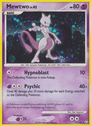 Mewtwo (11/146) - Legends Awakened Reverse Holofoil - Holo Rare
