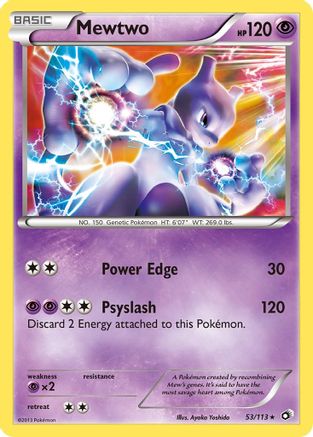 Mewtwo (53/113) - Legendary Treasures Reverse Holofoil - Holo Rare