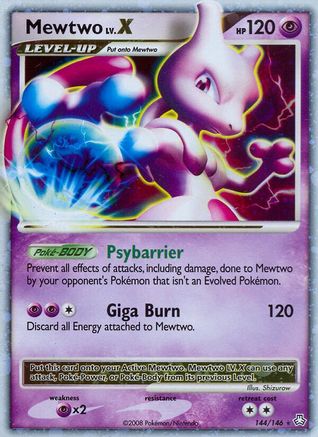 Mewtwo LV.X (144/146) - Legends Awakened Holofoil - Ultra Rare