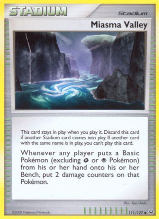 Miasma Valley (111/127) - Platinum  - Uncommon