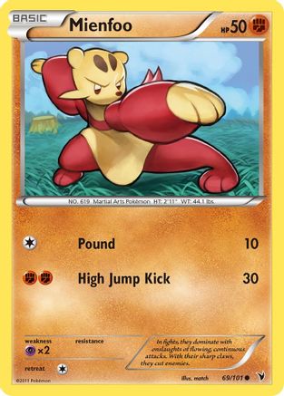 Mienfoo - 069/101 - Noble Victories Reverse Holofoil