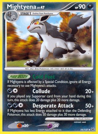 Mightyena 054 - Platinum Normal - Uncommon