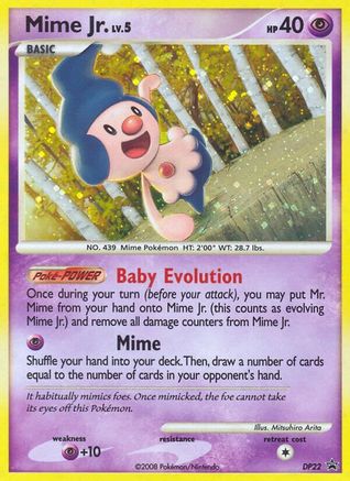 Mime Jr. (DP22/56) - Diamond and Pearl Promos Holofoil - Promo