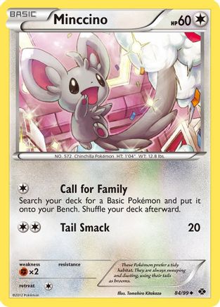 Minccino 084/99 - Next Destinies Normal - Uncommon