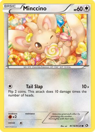 Minccino RC18/113 - Legendary Treasures Holofoil