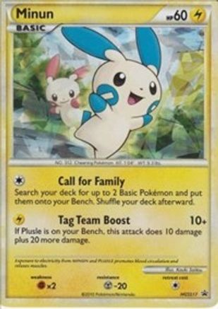 Minun HGSS17/25 - HGSS Black Star Promos Holofoil