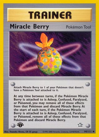 Miracle Berry 094/111 - Neo Genesis 1st Edition - Uncommon