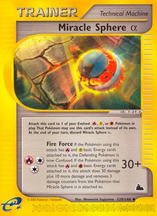Miracle Sphere Alpha 129 - Skyridge Normal - Uncommon
