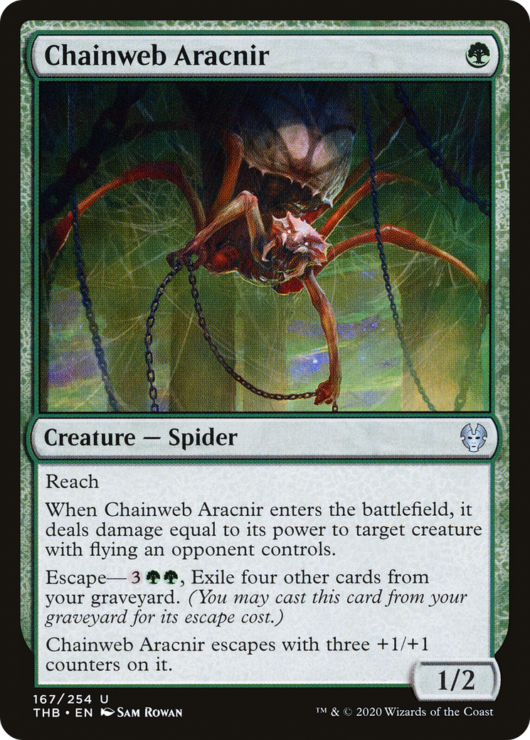 Chainweb Aracnir (THB-167) - Theros Beyond Death Foil