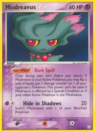 Misdreavus - 025/109 - Team Rocket Returns Normal