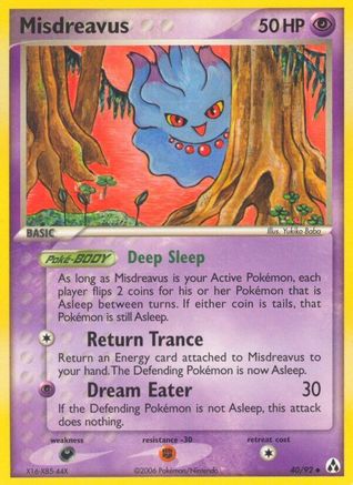 Misdreavus 40/92 - Legend Maker Reverse Holofoil