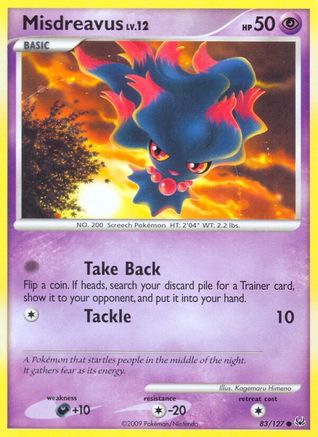 Misdreavus 083 - Platinum Normal - Common