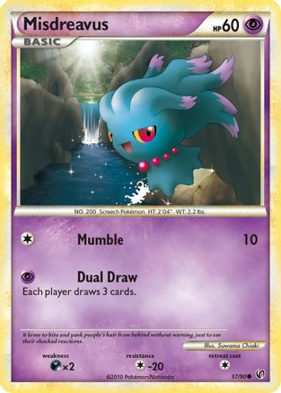 Misdreavus - 057/90 - Undaunted Reverse Holofoil