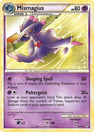 Mismagius (28/95) - Call of Legends Reverse Holofoil - Rare