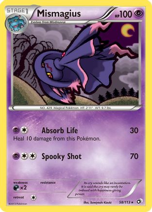 Mismagius (58/113) - Legendary Treasures  - Rare
