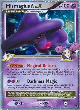 Mismagius GL Lv.X (110/111) - Rising Rivals Holofoil - Ultra Rare
