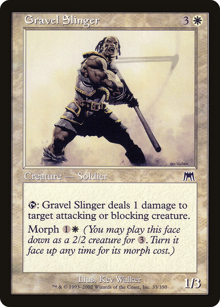 Gravel Slinger (ONS-033) - Onslaught Foil