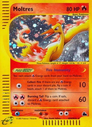 Moltres (H20) H20 - Skyridge Holofoil - Holo Rare