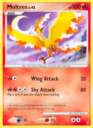 Moltres (36/147) - Supreme Victors Reverse Holofoil - Rare