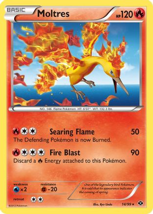 Moltres 014/99 - Next Destinies Holofoil - Holo Rare