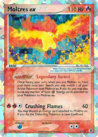 Moltres ex 115 - FireRed & LeafGreen Holofoil - Secret Rare