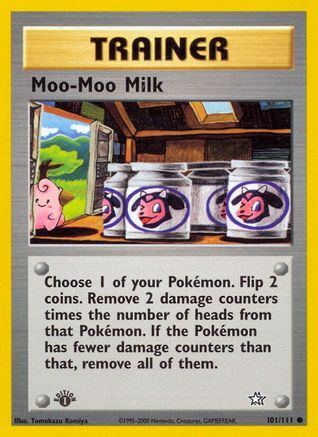 Moo-Moo Milk 101/111 - Neo Genesis 1st Edition - Common