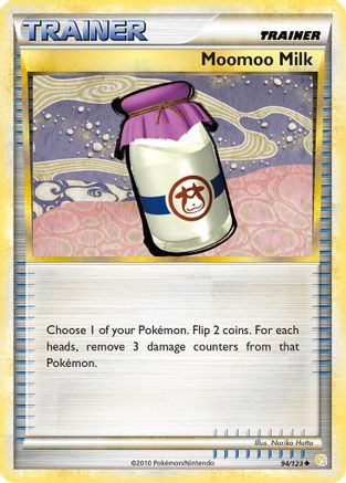 Moomoo Milk 94/123 - HeartGold & SoulSilver Reverse Holofoil