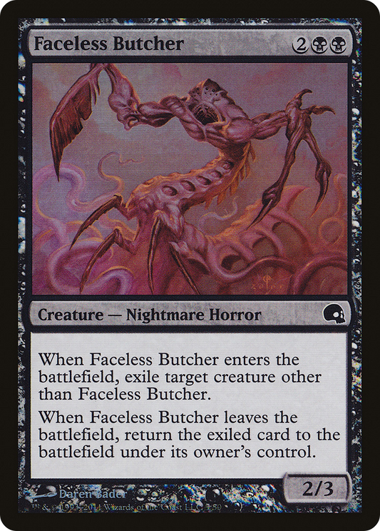 Faceless Butcher (GRV-003) - Premium Deck Series: Graveborn Foil