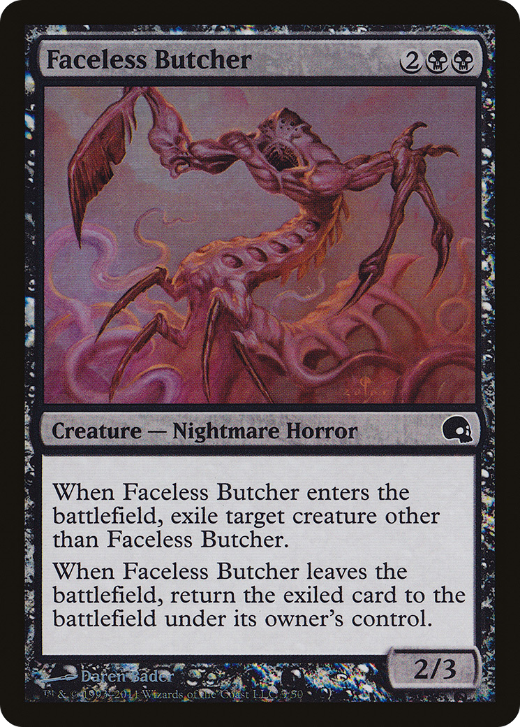 Faceless Butcher (PD3-003) - Premium Deck Series: Graveborn Foil