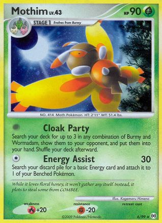 Mothim - 006/99 - Arceus Holofoil