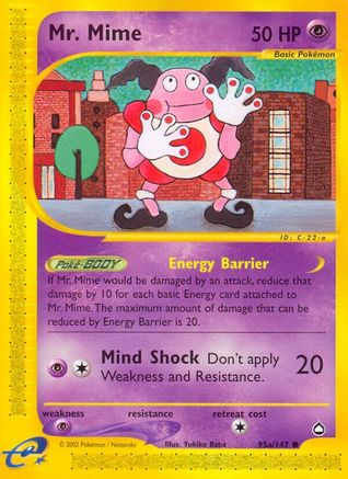 Mr. Mime 95/147 - Aquapolis Reverse Holofoil